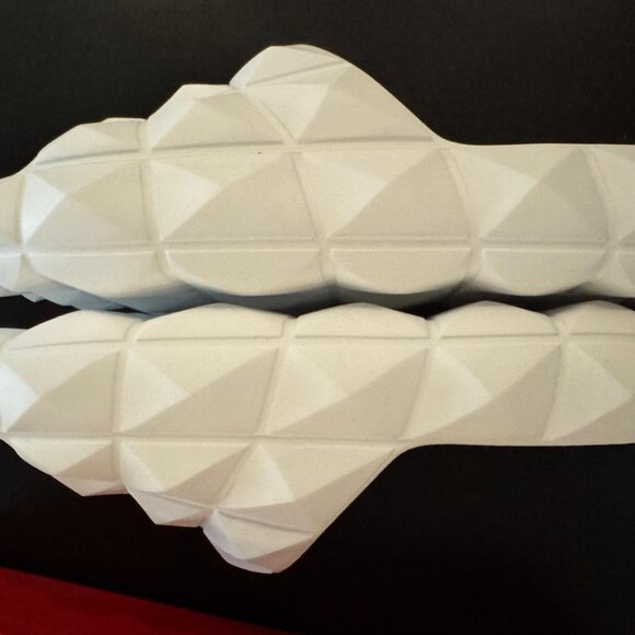 Valentino Garavani Roman Stud Turtle Slide Sandals Rubber White Men's EU 41 NIB - Picture 11 of 16